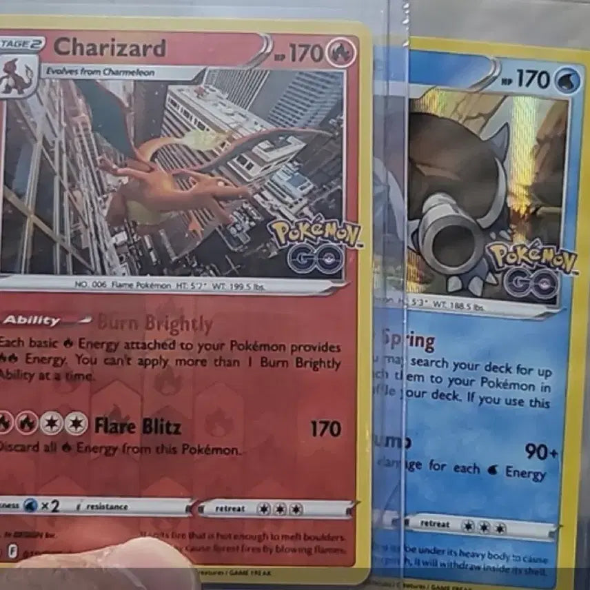 [BUNJANG] Pokemon GO Charizard Card Set / 포켓몬 카드 Po GO 리자몽