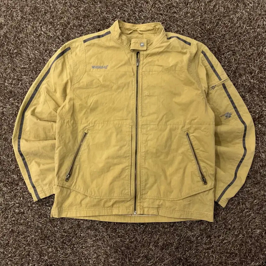 [BUNJANG] L Cotton Biker Jacket / L 후아유 코튼 바이커 자켓