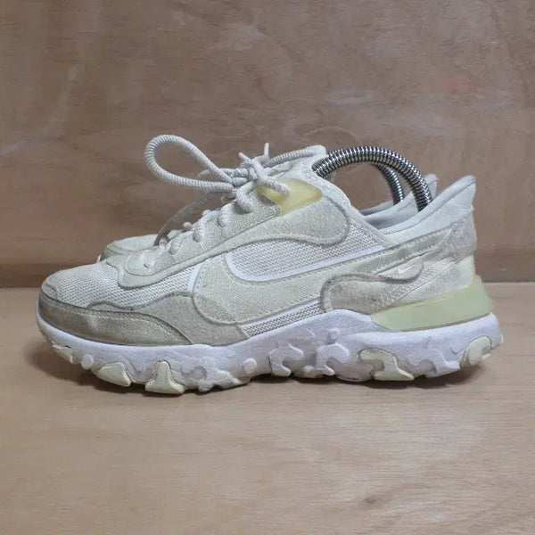 [BUNJANG] Nike React Vision White Sneakers / 후루룩구제3 여250 나이키 리액트 리비전 화이트 운동화 260819