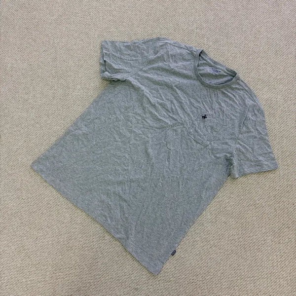 [BUNJANG] Polo Club Grey T-Shirt / 110 폴로클럽 그레이 반팔 티 0819D2