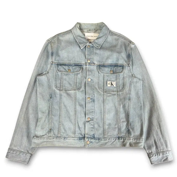 [BUNJANG] Calvin Klein Jeans Regular Fit Light Wash Denim Jacket XL / 캘빈클라인진스 레귤러핏 연청 데님 자켓 XL