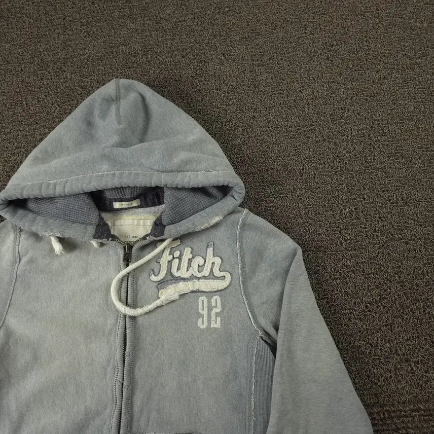 [BUNJANG] Abercrombie & Fitch Y2K Vintage Fading Slim Hoodie Zip-Up / 아베크롬비 Y2k 빈티지 페이딩 슬림 후드 집업