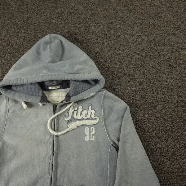 [BUNJANG] Abercrombie & Fitch Y2K Vintage Fading Slim Hoodie Zip-Up / 아베크롬비 Y2k 빈티지 페이딩 슬림 후드 집업