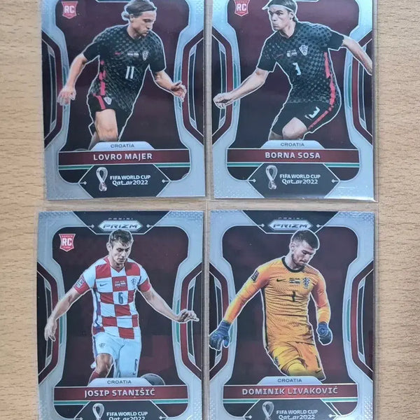 [BUNJANG] 2022 Panini Prizm World Cup Croatia Cards Lot / 2022 파니니 프리즘 월드컵 크로아티아 카드 4장랏 판매합니다.