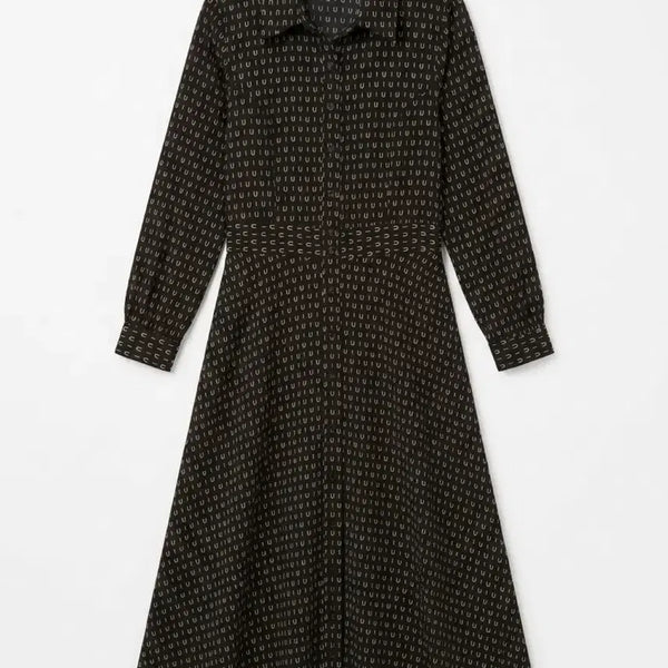 [BUNJANG] Women's Pattern Shirt Dress / 여성F/ 가을 맞이 패턴 셔츠 원피스 vtgk