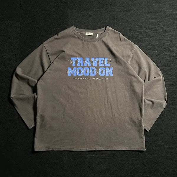 [BUNJANG] BillyBilly Printing Long Sleeve L / BillyBilly 프린팅 롱슬리브