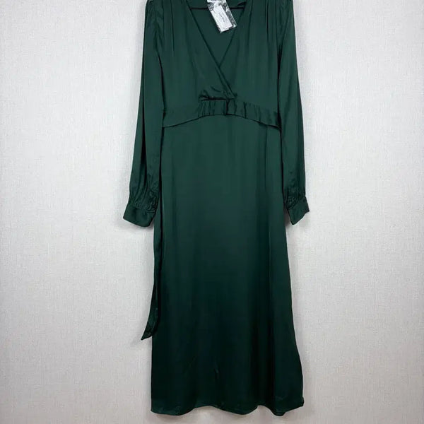 [BUNJANG] And Other Stories Green Satin Long Dress / 앤아더스토리즈 정품 그린새틴 롱원피스 새상품