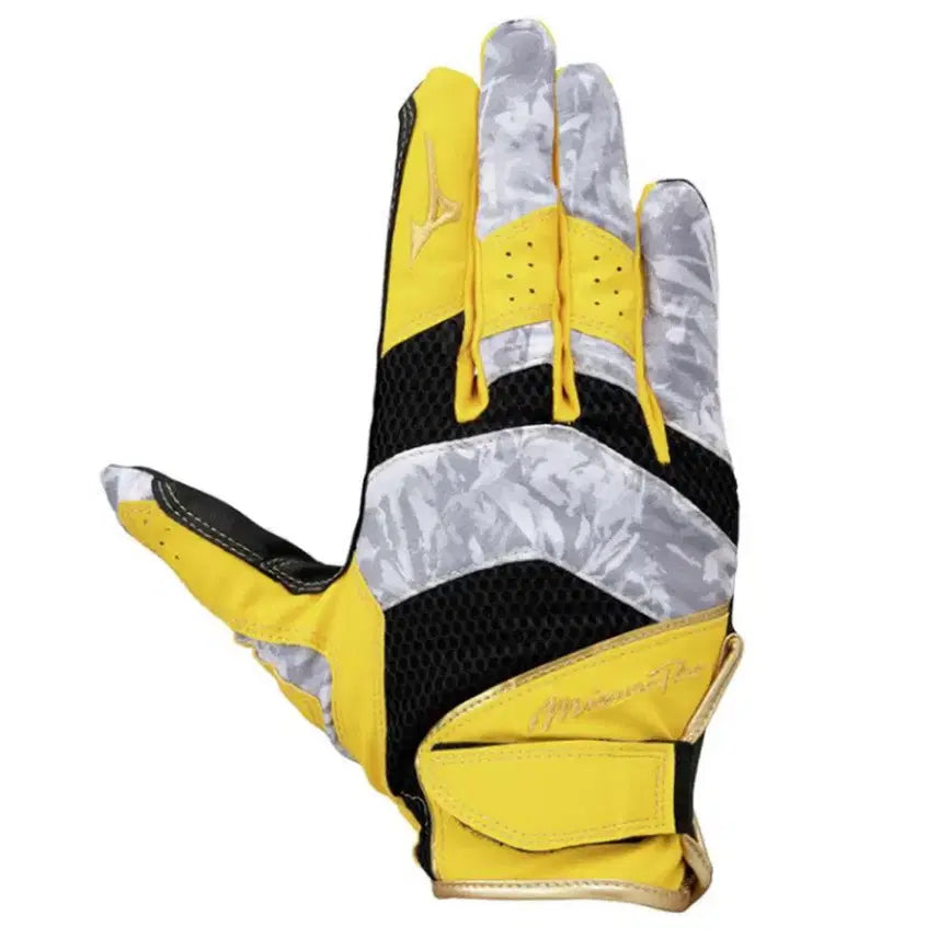 [BUNJANG] Mizuno Pro Baseball Fielding Glove Yellow/Black (1EJED08) Left Hand L / 미즈노 프로 야구 수비장갑 옐로우/블랙 (1EJED08) 좌투 L