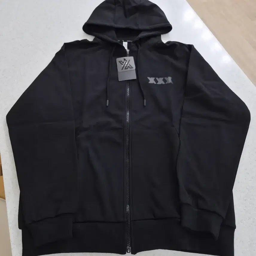 [BUNJANG] Xexymix Men's Hooded Zip-Up Black XL / 새상품-테그있음)남성)후드 집업 (블랙)(젝시믹스)(파격할인)