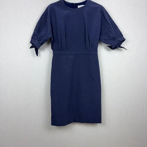 [BUNJANG] MICHAA Authentic Blue Navy Midi Dress / 미샤 정품 블루네이비 원피스