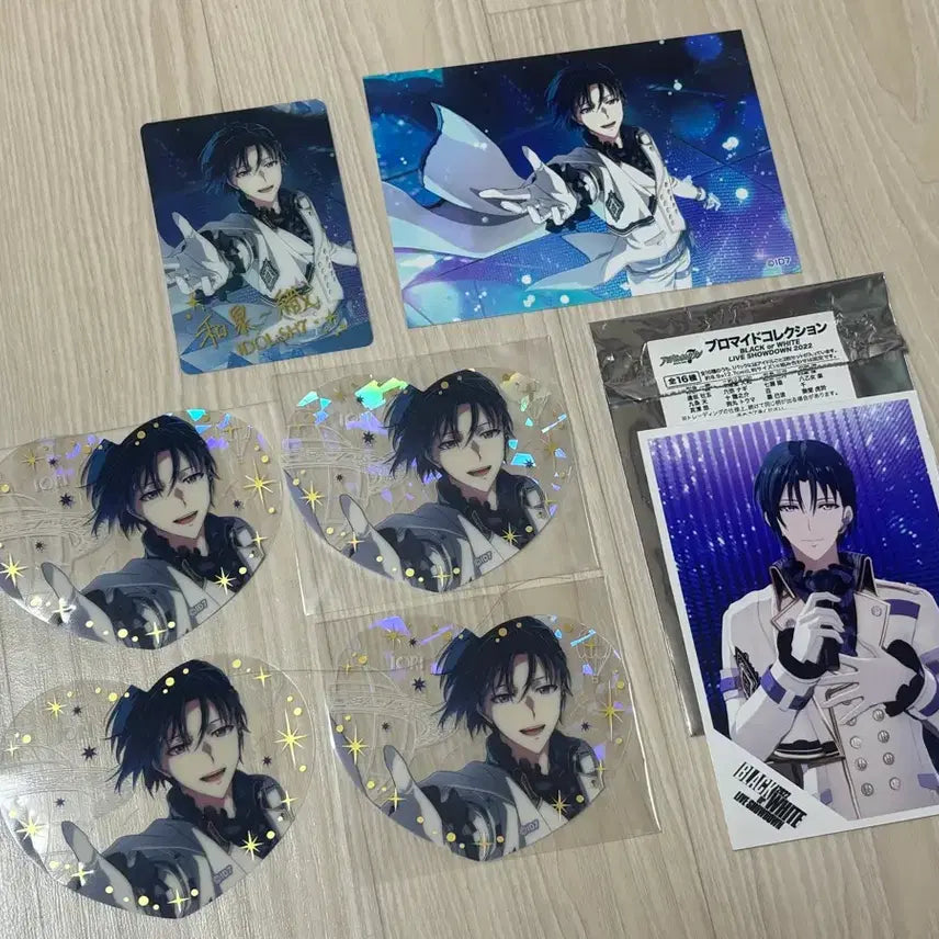[BUNJANG] IDOLiSH7 Izumi Iori Blue Flame Piccardia Bromide Metal Card / 아이나나 이즈미 이오리 블오화 피쿠리아 엽서 브로마이드 메탈카드