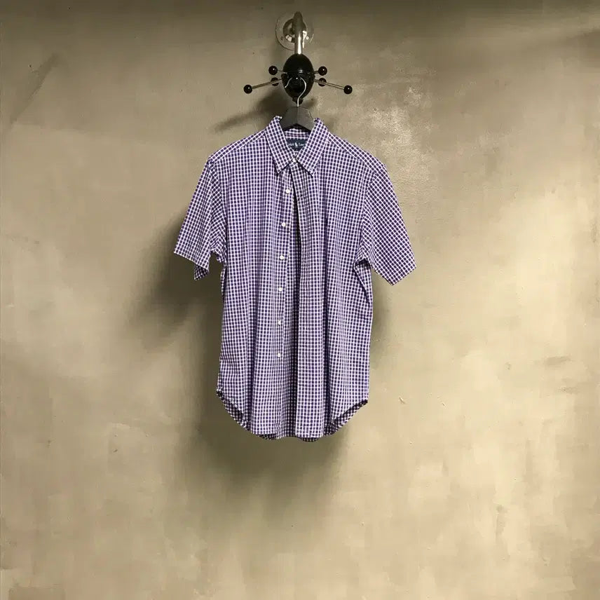 [BUNJANG] Polo Ralph Lauren Plaid Short Sleeve Shirt M / 폴로 랄프로렌 체크 반팔 셔츠 M