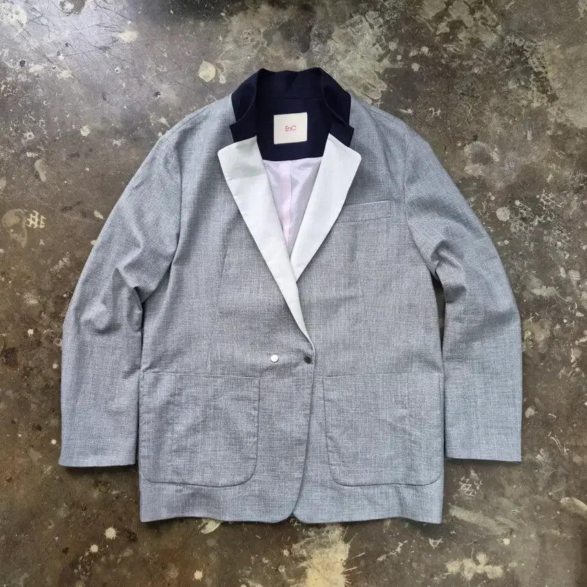 [BUNJANG] ENC Plaid Casual Blazer Jacket / 66) ENC 잔체크 캐주얼 자켓 마이 블레이져
