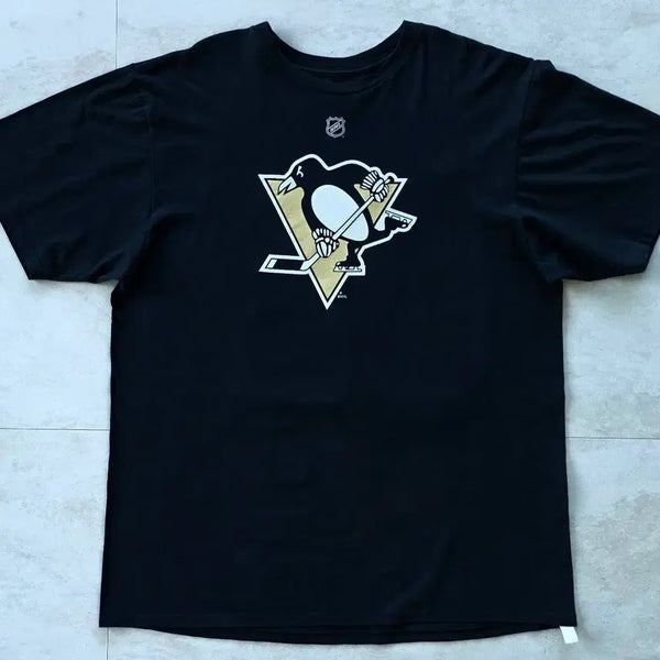 [BUNJANG] Reebok Pittsburgh Penguins Sidney Crosby #87 Authentic T-Shirt XL / [정품/XL] 리복 NHL 피츠버그 펭귄스 크로스비 #87 반팔티