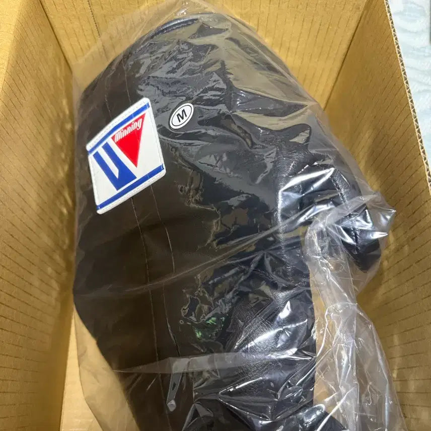 [BUNJANG] Winning Groin Guard Black/Red M (Unused) / 미사용 새제품 위닝 그로인가드 블랙 레드 M