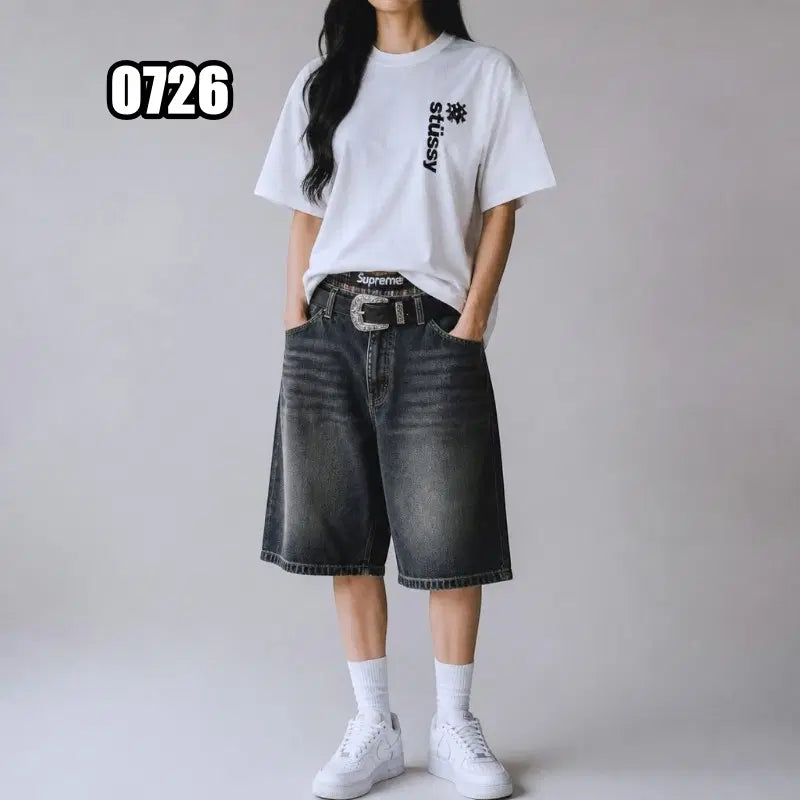 [BUNJANG] Stussy Surf Work T-Shirt White / L 스투시 서프워크 티셔츠 화이트(새상품)