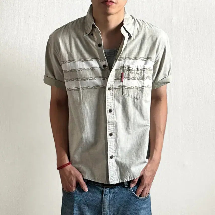 [BUNJANG] Body Glove Wave Short Sleeve Shirt / Body Glove 웨이브 반팔 셔츠