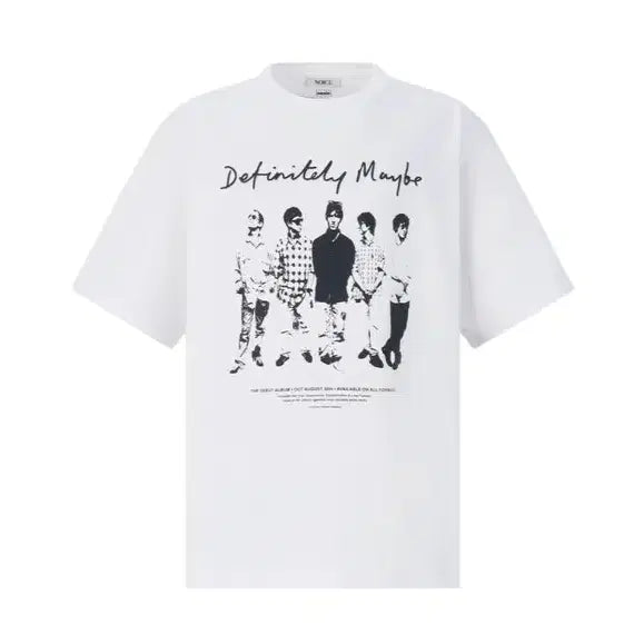 [BUNJANG] Oasis Definitely Maybe T-Shirt / 노이스 오아시스 Definitely Maybe 반팔 티셔츠