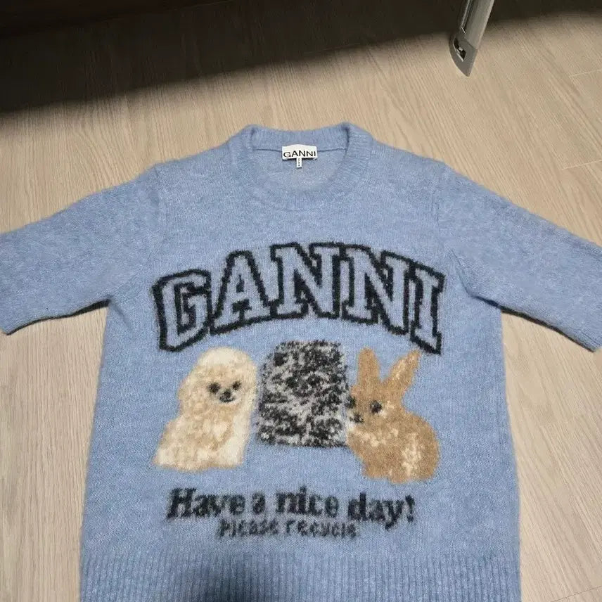 [BUNJANG] GANNI Knit Blue / 가니 니트 블루