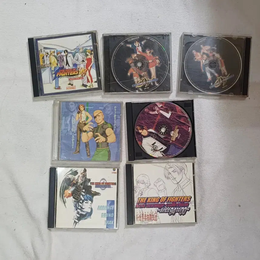 [BUNJANG] The King of Fighters OST CD Bundle Set (9 Discs) / 킹오파 더킹오브파이터즈 kof. ost ast cd 9개 일괄
