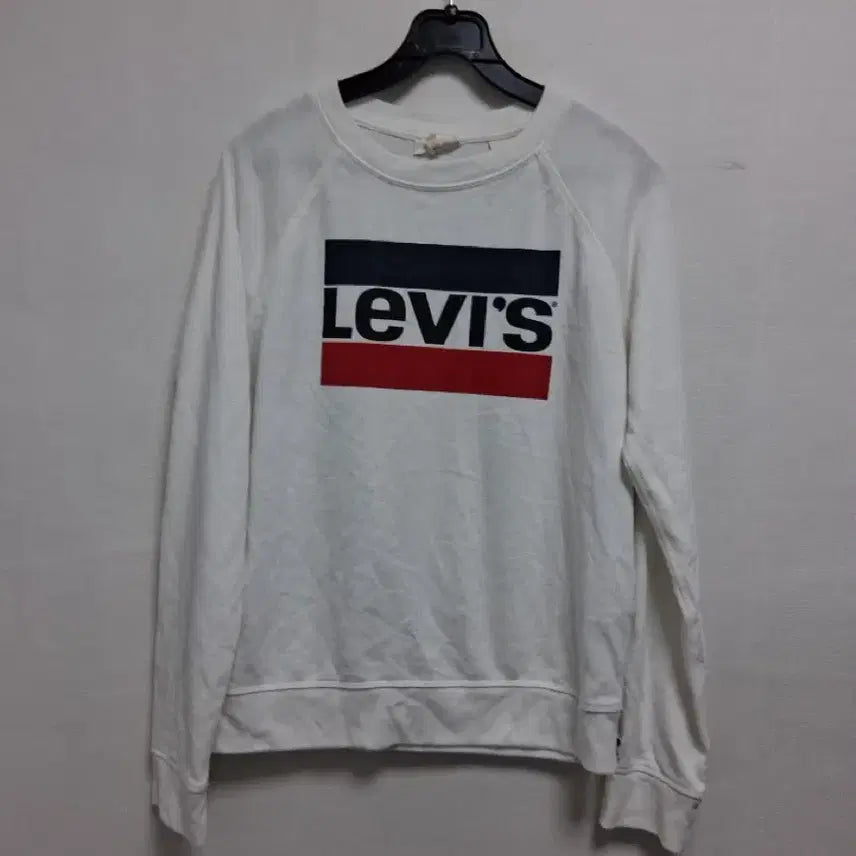 [BUNJANG] Levi's White Sweatshirt / 리바이스 맨투맨 화이트