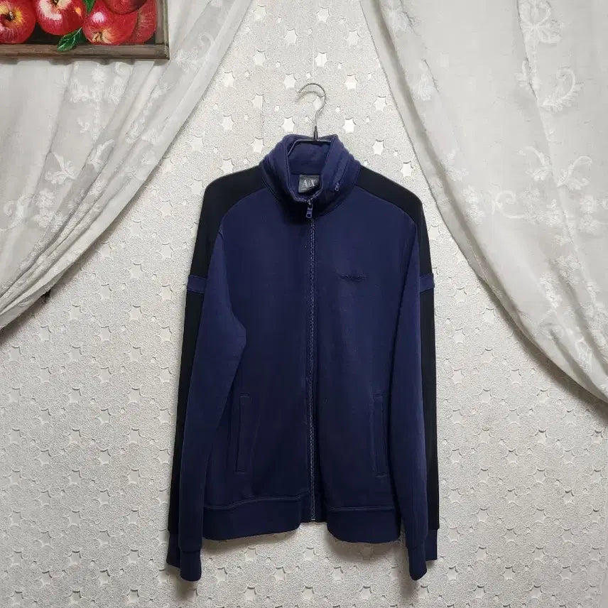 [BUNJANG] Armani Exchange Cotton Zip-Up Unisex Size 90 / 아르마니익스체인지 면집업 공용90