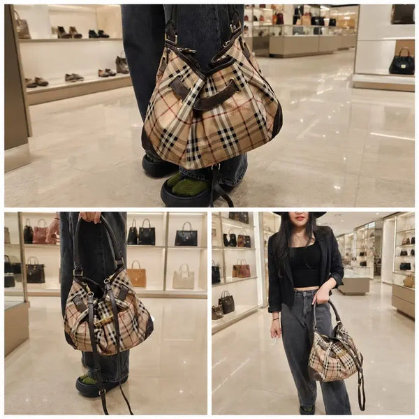 [BUNJANG] Burberry Signature Check Tote Bag / 버버리 시그니처 체크  가방