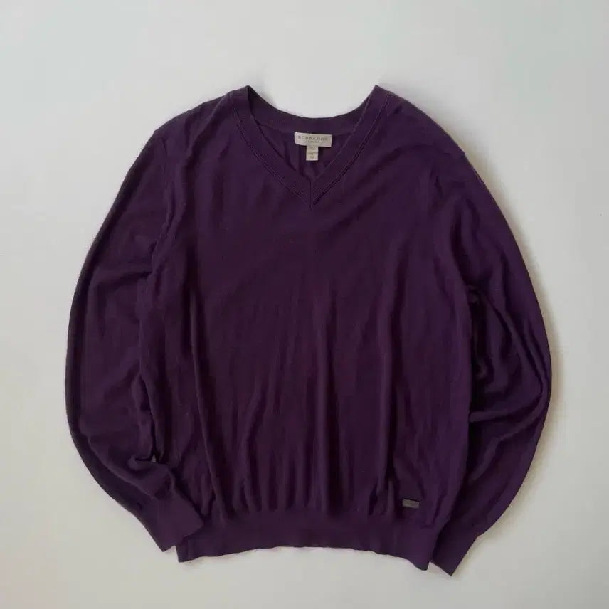 [BUNJANG] Burberry V-Neck Knit Sweater / 버버리 브이넥 니트