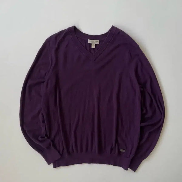 [BUNJANG] Burberry V-Neck Knit Sweater / 버버리 브이넥 니트