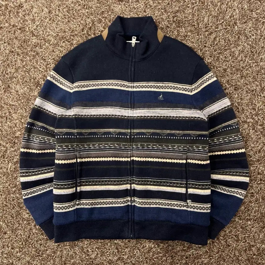 [BUNJANG] Beanpole Knit Zip-Up Jacket / 105 빈폴 니트 집업 자켓