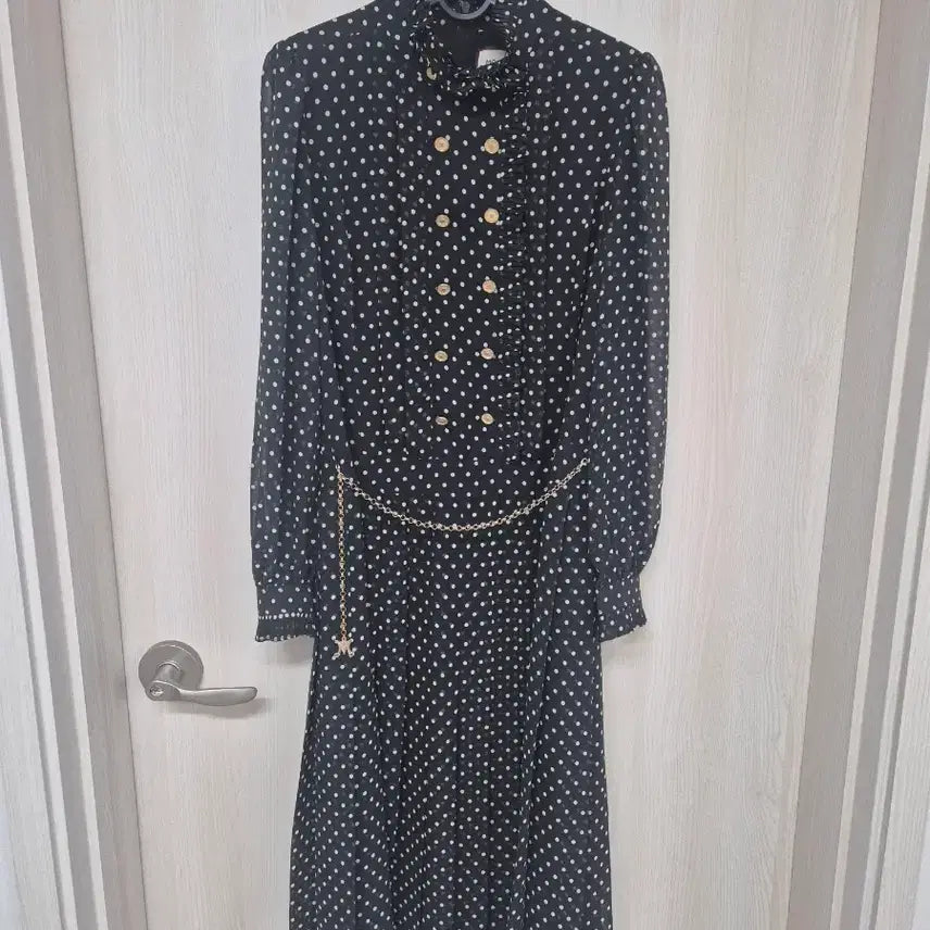 [BUNJANG] MOJO. S.Phine Polka Dot Frill Dress / 모조에스핀 도트 프릴 원피스
