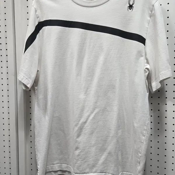 [BUNJANG] Spider Logo Short Sleeve T-Shirt White 2XL / (1835)스파이더 반팔 티셔츠 화이트2xl