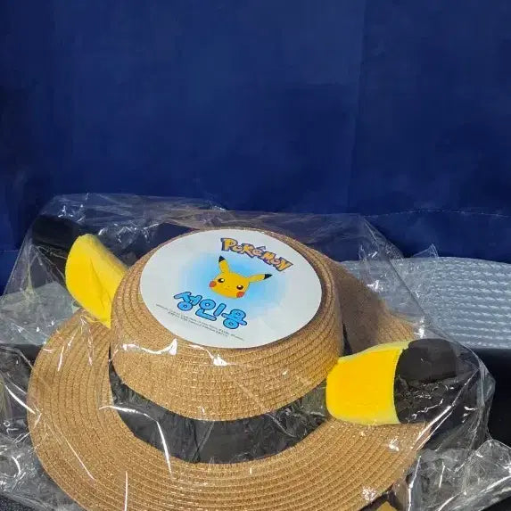 [BUNJANG] Pokemon Starlight Paradise Jamsil Pop-up Dunk Pikachu Straw Hat (Adult) / 포켓몬 별빛낙원 잠실팝업 DUNK 피카츄 밀집모자(어른용)