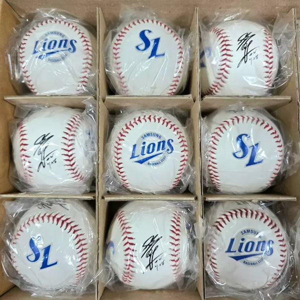 [BUNJANG] Samsung Lions Embossed Logo Ball (Lee Seung-yeop Print) / 삼성라이온즈 음각로고볼(이승엽인쇄)재고12개/개당8,000