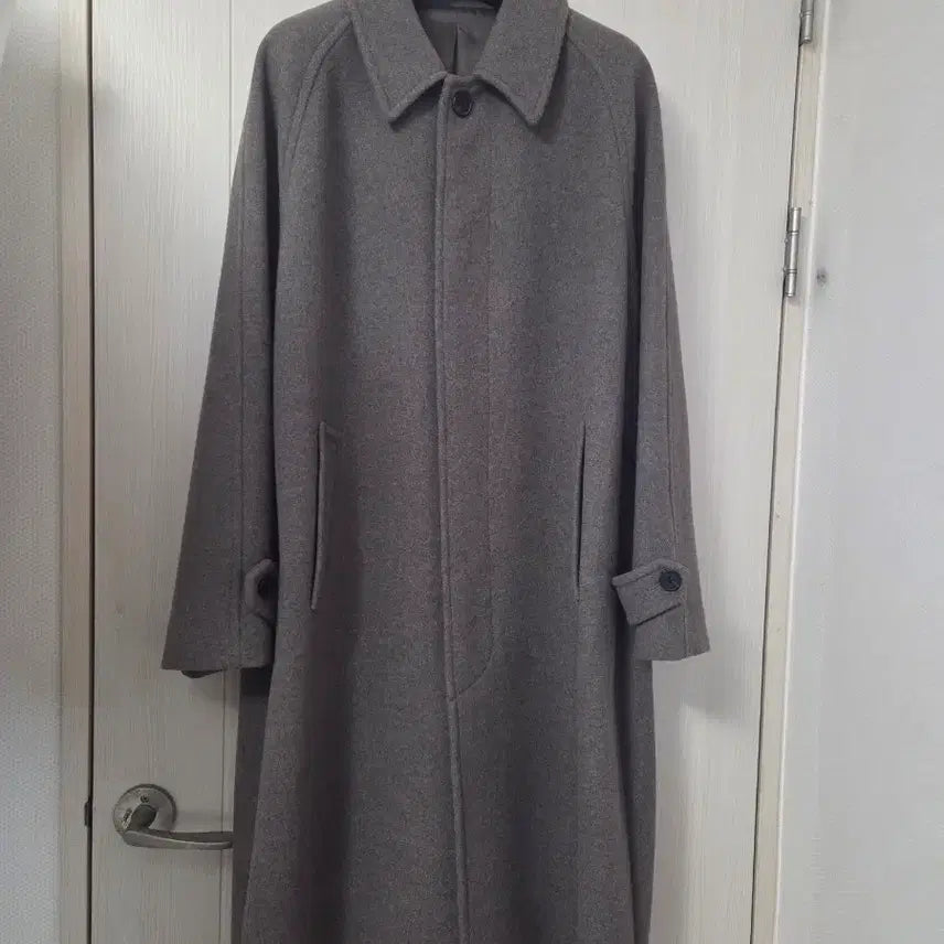 [BUNJANG] Musinsa Standard Cashmere Balmacaan Coat Taupe / [XL] 무신사스탠다드 캐시미어 발마칸 코트 토프