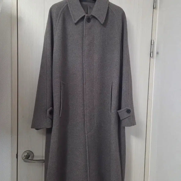 [BUNJANG] Musinsa Standard Cashmere Balmacaan Coat Taupe / [XL] 무신사스탠다드 캐시미어 발마칸 코트 토프