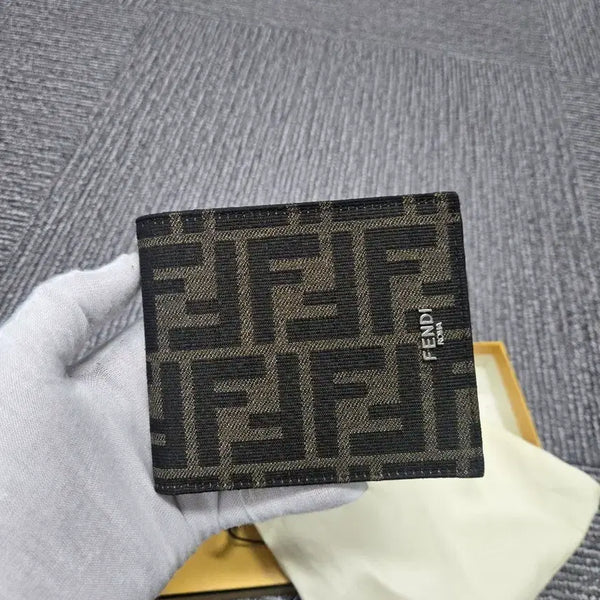 [BUNJANG] Fendi FF Jacquard Bi-fold Wallet / [특가][정품] 펜디 FF 자카드 반지갑