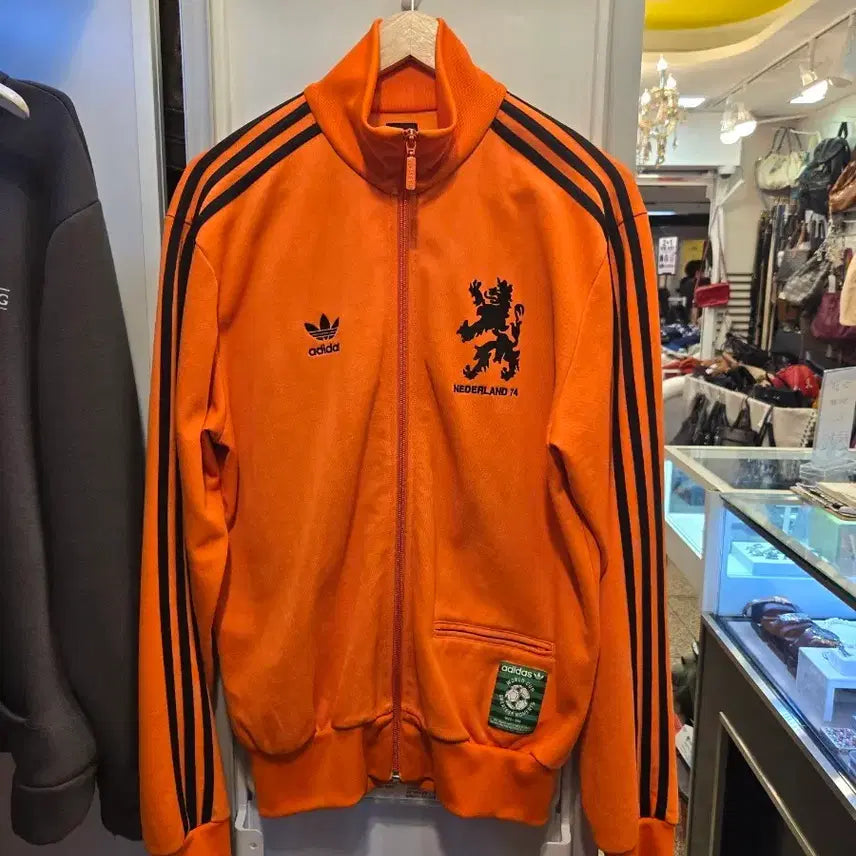 [BUNJANG] Adidas Netherlands 74 Track Top Orange / 아디다스 네덜란드 74 트랙탑 오렌지