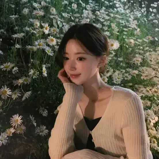[BUNJANG] Plantshop Ivory Cardigan / 플랜트샵 아이보리 가디건