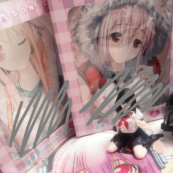 [BUNJANG] Super Sonico 3D Mouse Pad Set (2 Types) / 슈퍼 소니코 입체 마우스 패드 2종 일괄
