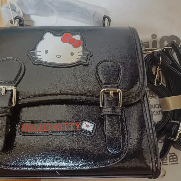[BUNJANG] Hello Kitty Satchel Bag (Black) / 헬로키티 사첼백(블랙)