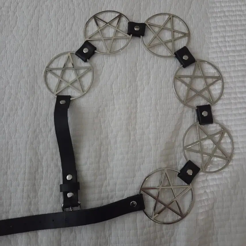 [BUNJANG] Killstar Pentagram Chain Belt / 킬스타 killstar 고스 펜타그램 체인 벨트