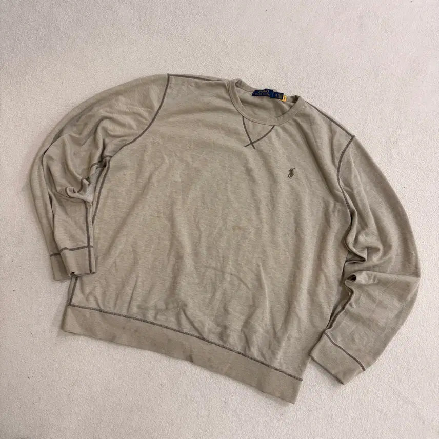 [BUNJANG] Polo Ralph Lauren Stitch Sweatshirt XL / XL 폴로랄프로렌 스티치 맨투맨 0805T1