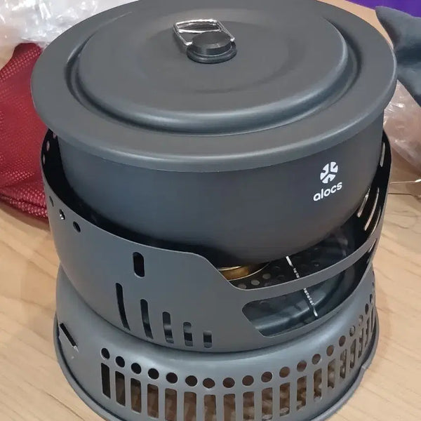 [BUNJANG] Alocs Lightweight Aluminum Camping Cookware Set / 알록스 캠핑 코펠세트