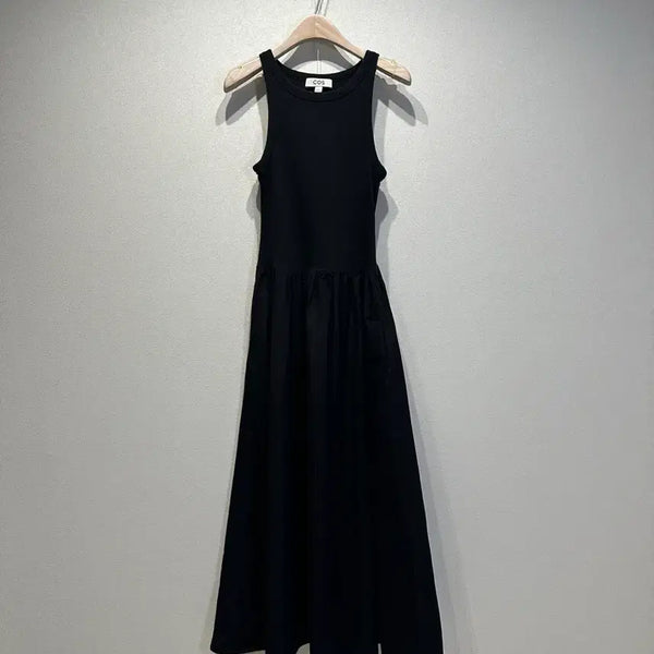 [BUNJANG] COS Sleeveless Cotton Maxi Dress / 코스 슬리브리스 코튼 맥시 원피스