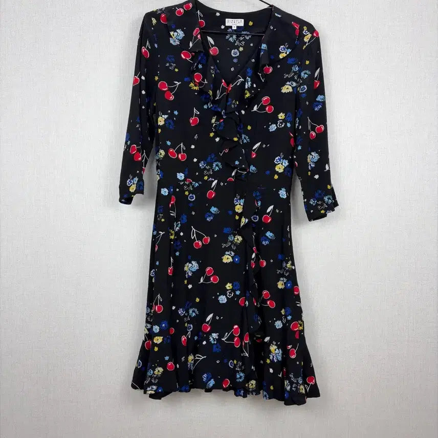 [BUNJANG] Claudie Pierlot Genuine Pattern Wrap Style Dress / 끌로디 정품 패턴 랩스타일 원피스