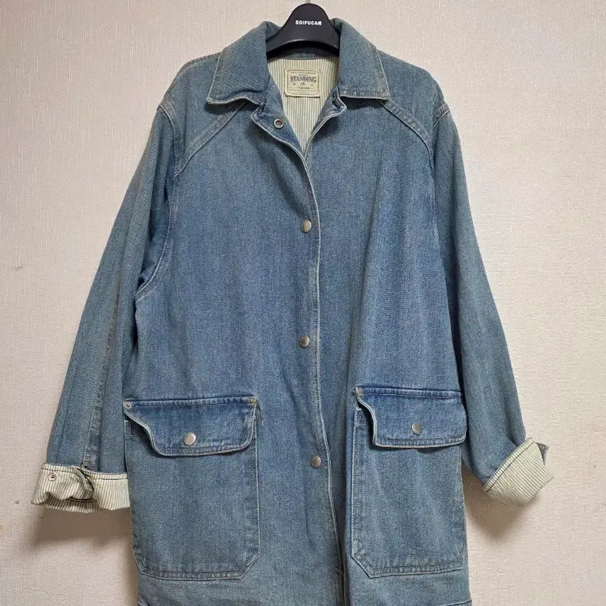 [BUNJANG] Oversized Denim Jacket for Transitional Seasons / 간절기용 청자켓 오버핏