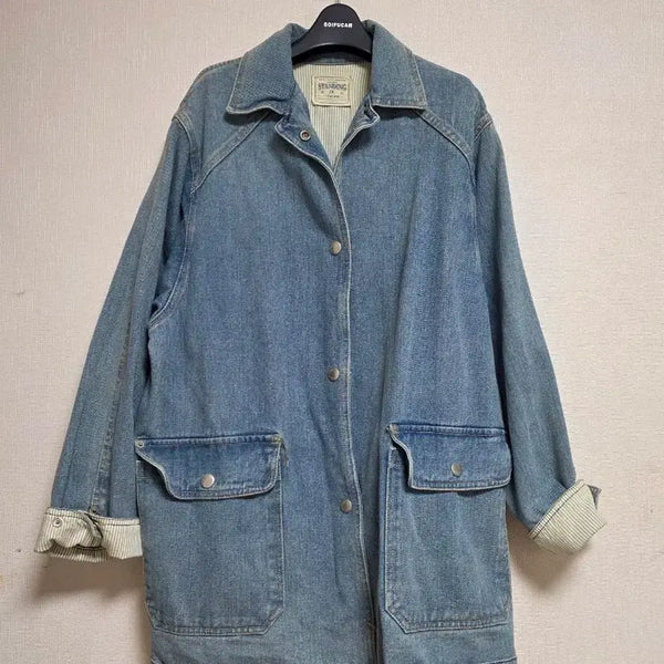 [BUNJANG] Oversized Denim Jacket for Transitional Seasons / 간절기용 청자켓 오버핏