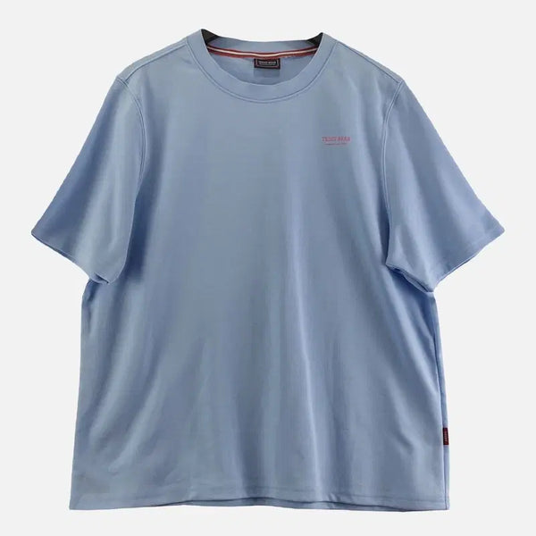 [BUNJANG] Teddy Bear Light Blue Women's T-Shirt / 테디베어 라이트 블루 여자 100 반팔티 O1044