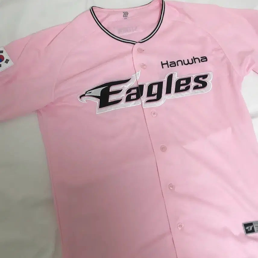 [BUNJANG] Hanwha Eagles Pink Uniform (Moon Hyun-bin Marking) / (105) 한화이글스 핑니폼 핑크 유니폼 판매 (문현빈 마킹)